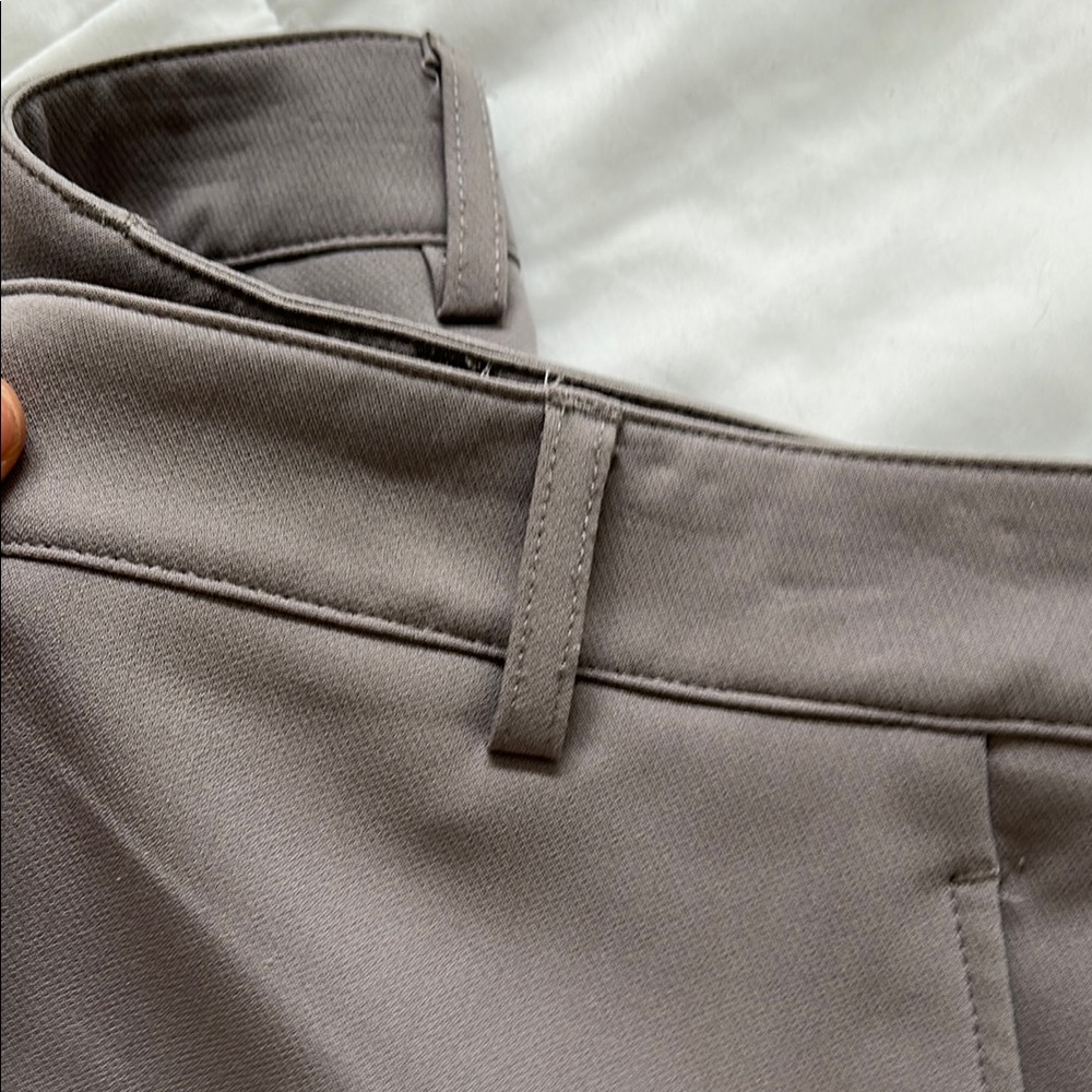 Gray/Purple Wide Leg High Rise Trousers - Picture 4 of 6
